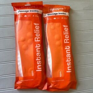 Stepprs Insoles Memory Foam Massage Shoe Inserts Set Of 2 Mens 12 Womens 13 NWT